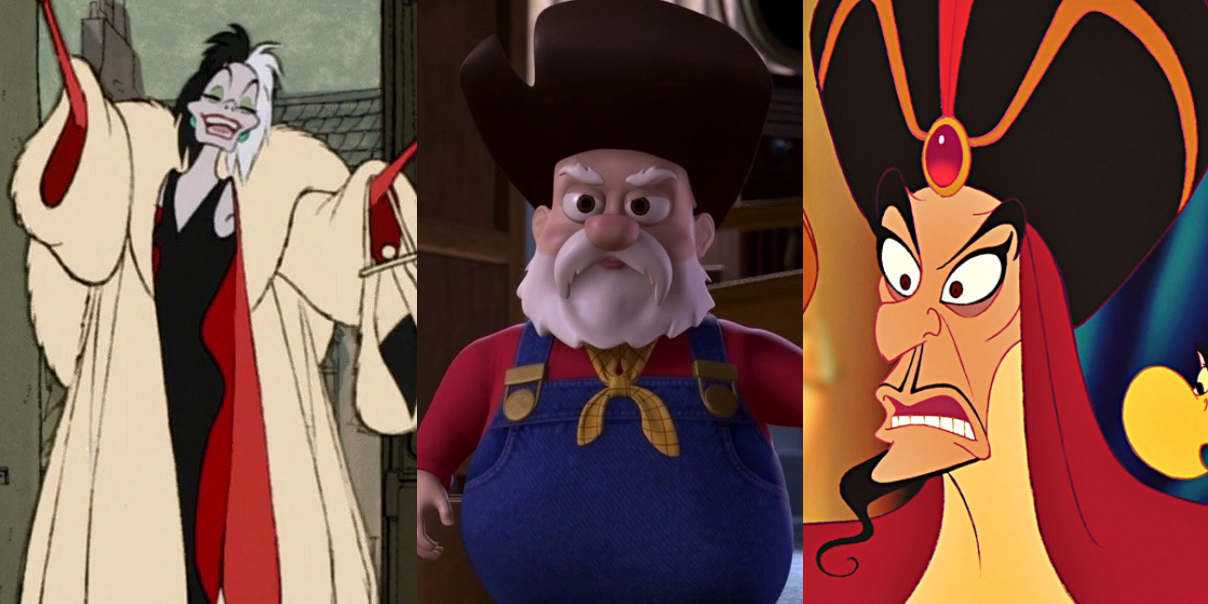Cruella de Vil, Stinky Pete and Jafar