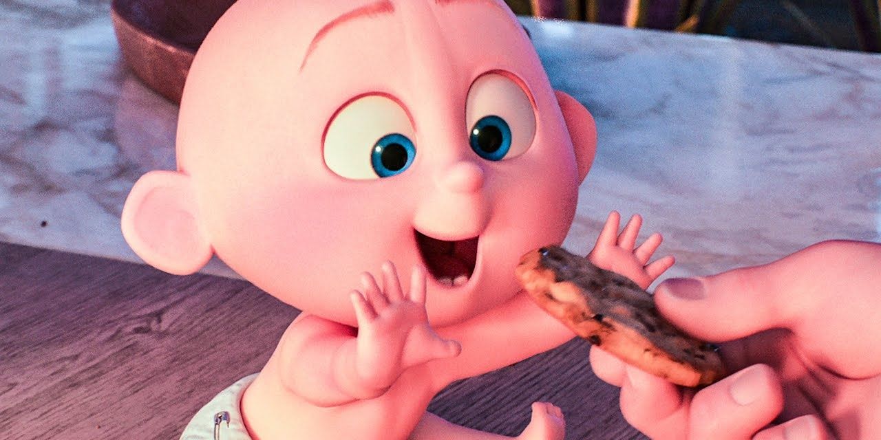 Jack Jack and Cookie in Incredibles 2