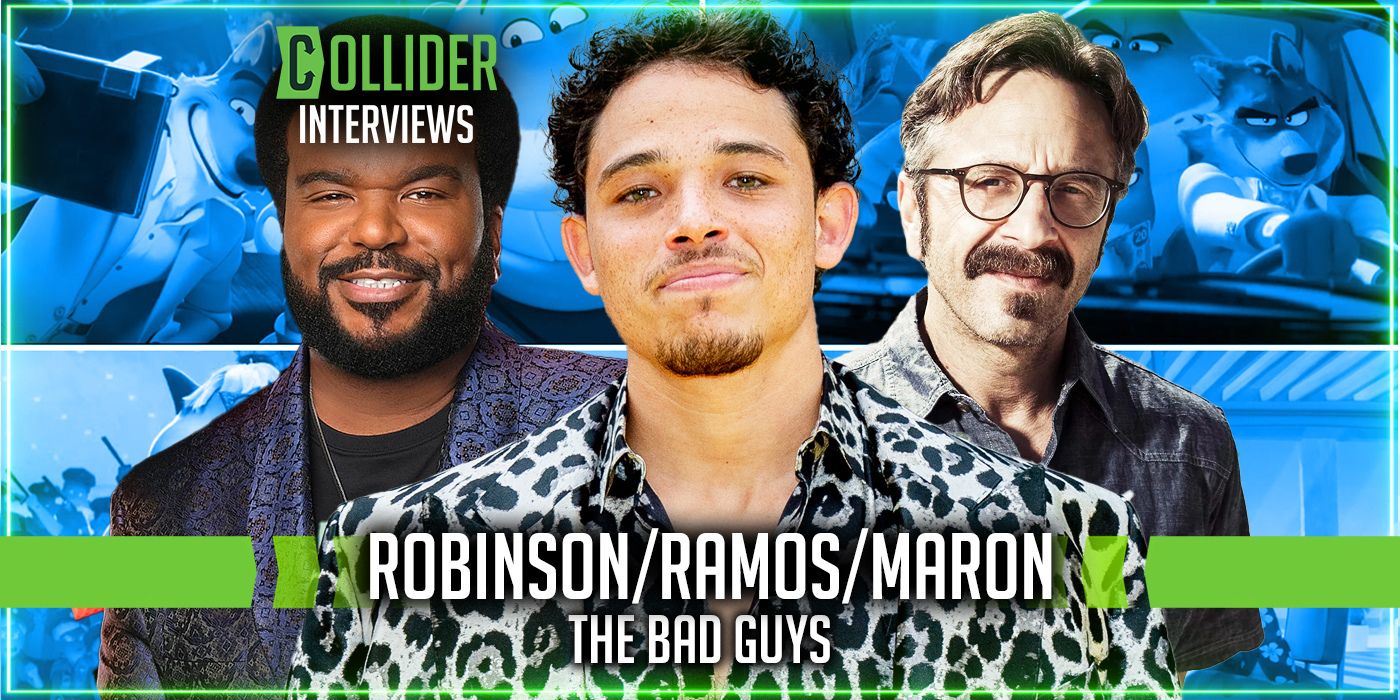 Craig Robinson, Marc Maron, and Anthony Ramos The Bad Guys social