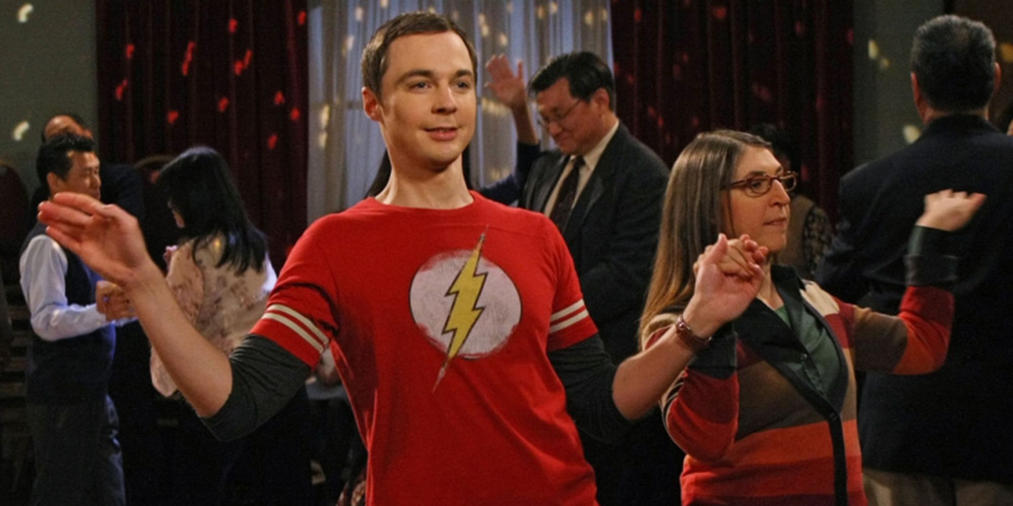 sheldon and amy from the big bang theory dancing