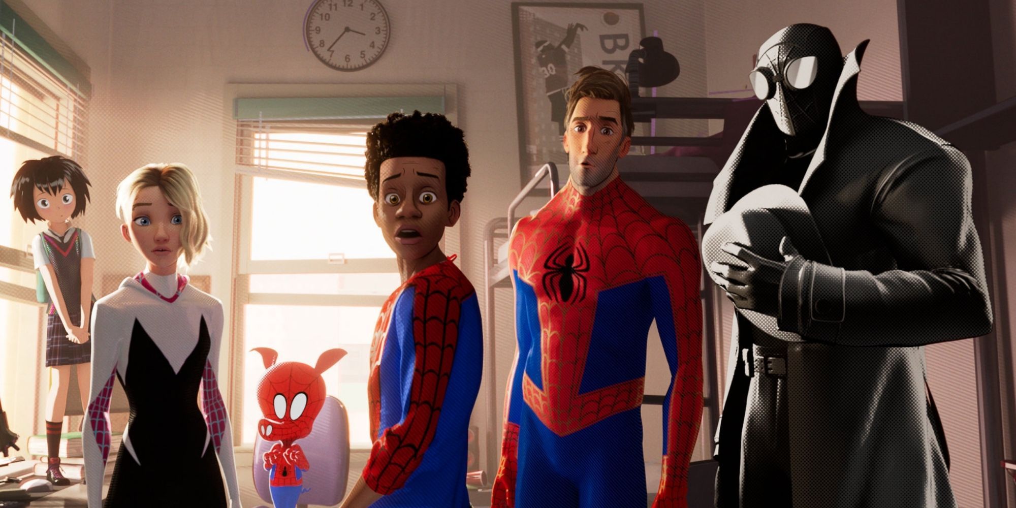 Spider people from across the spider-verse collide