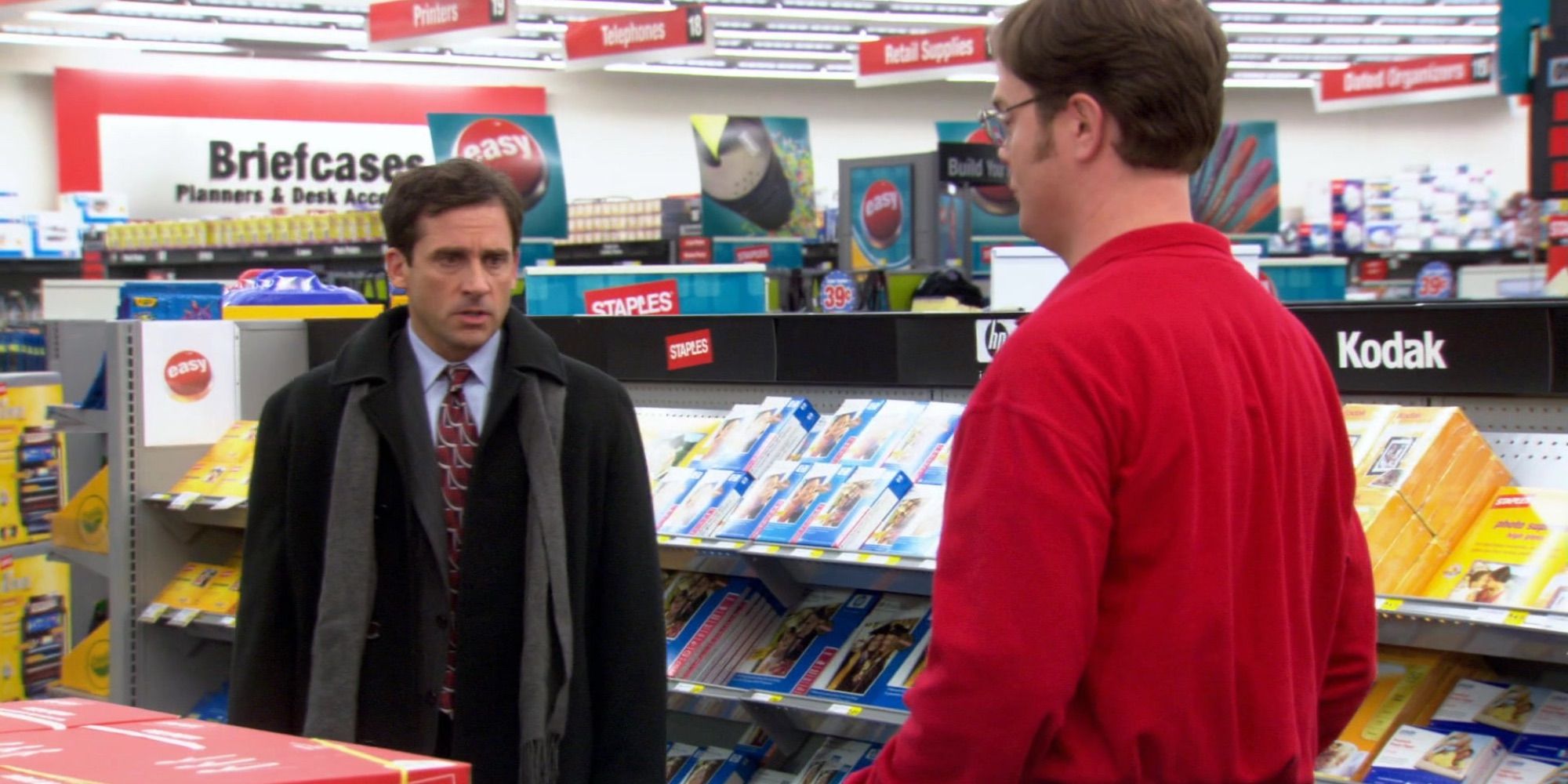 the office: Michael and Dwight at staples