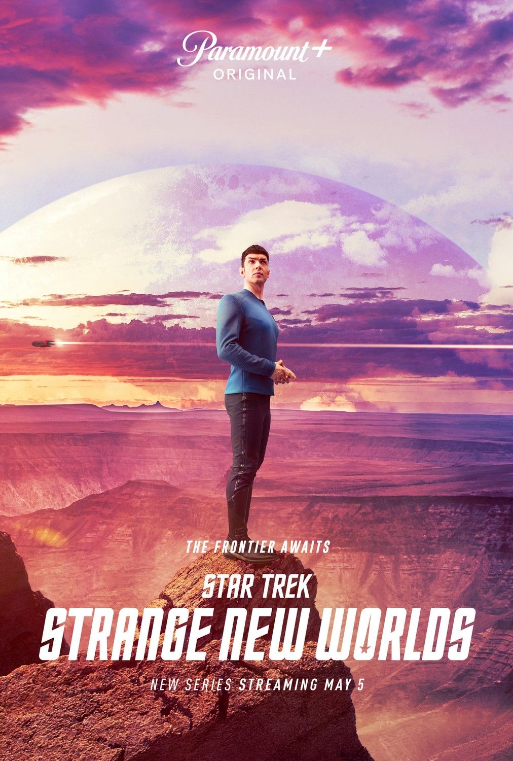 strange new worlds spock poster