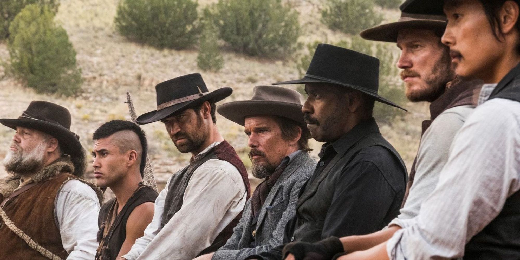The titular heroes of The Magnificent Seven (2016)