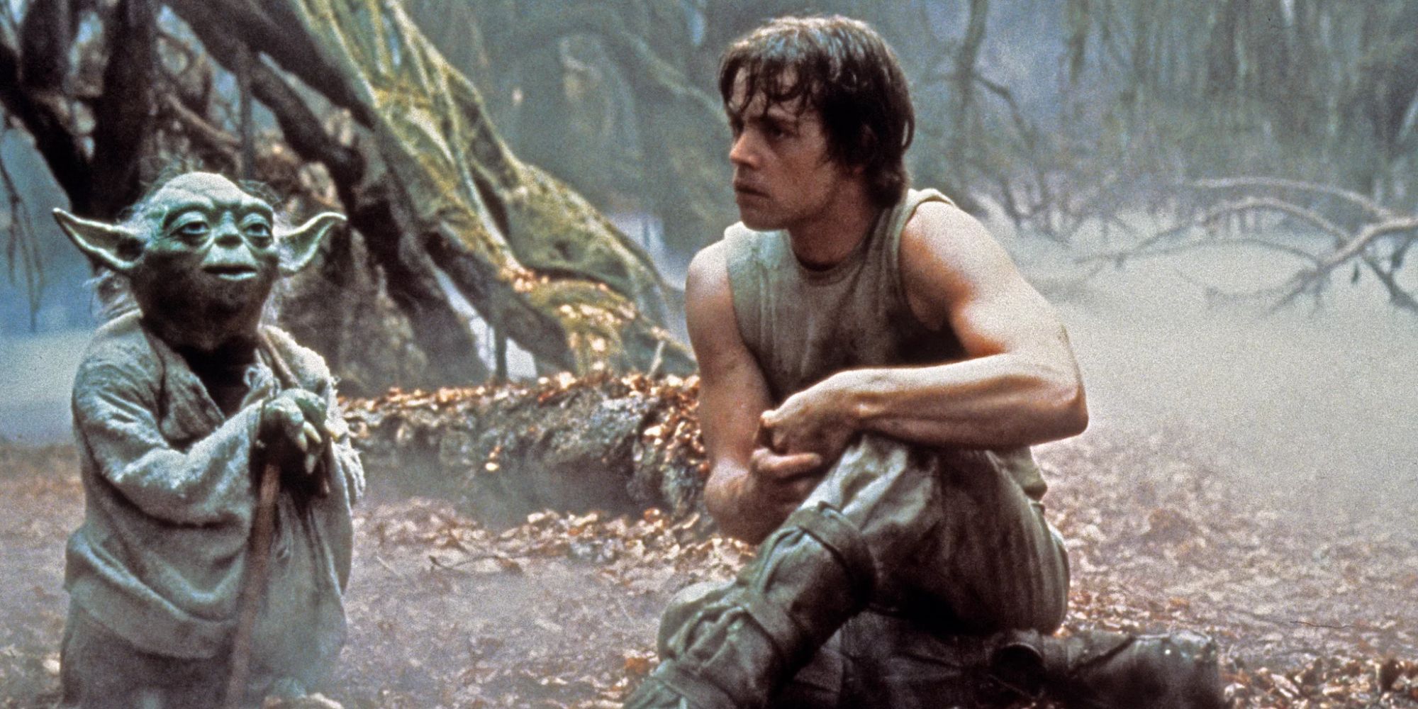 Mark Hamill dans le rôle de Luke dans L'Empire contre-attaque.