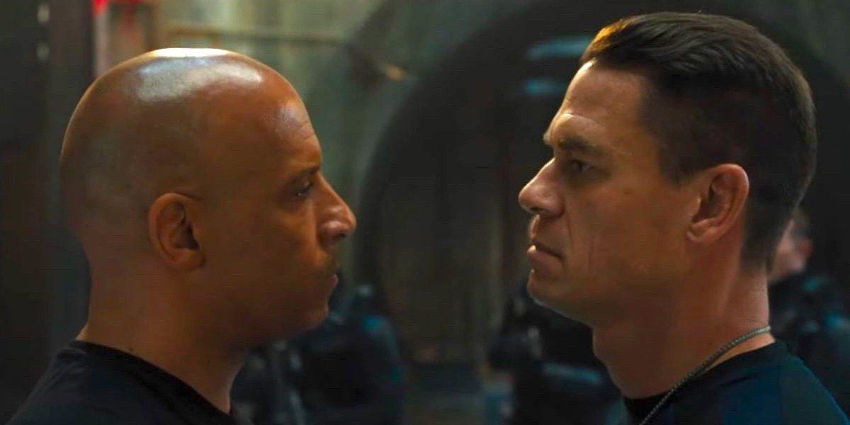 John Cena et Vin Diesel dans F9