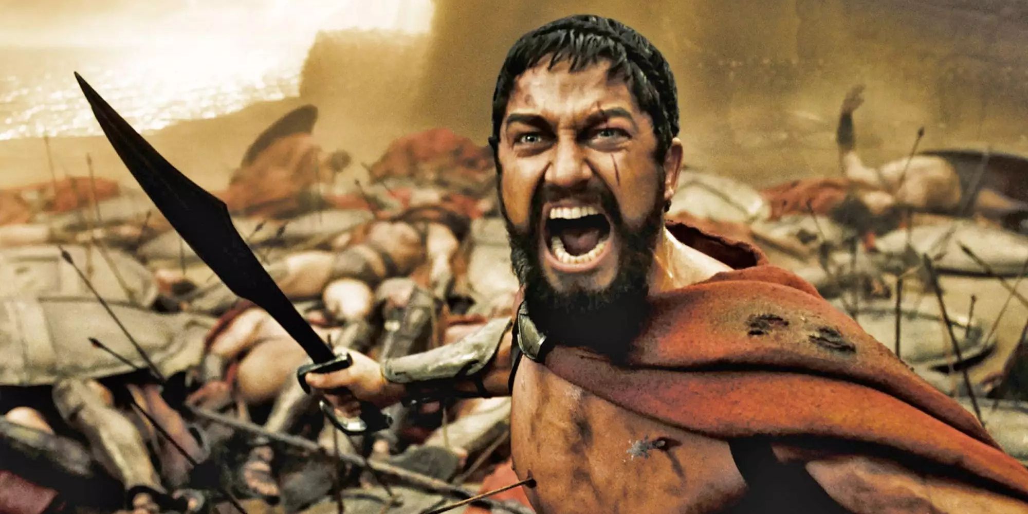 Gerard Butler as Leonidas in '300' (2006)