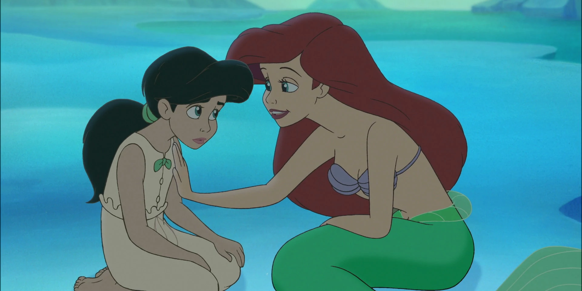 Ariel and Melody in The Little Mermaid 2