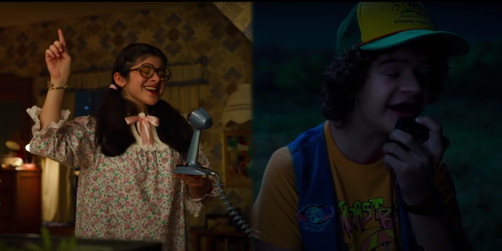Suzie and Dustin in Stranger Things