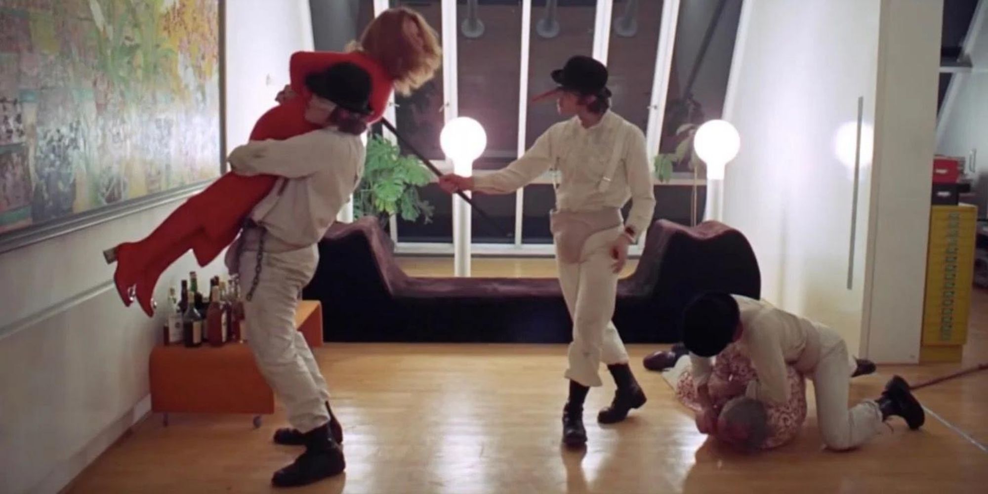 Singing in the Rain sequence in A Clockwork Orange
