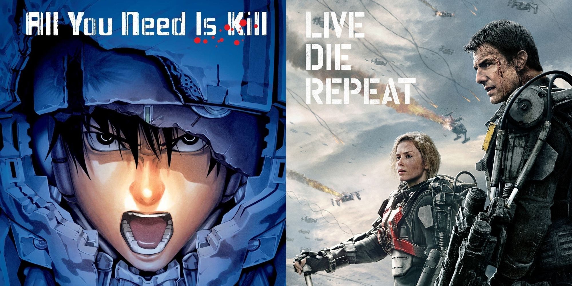 All You Need Is Kill manga and Edge of Tomorrow live-action