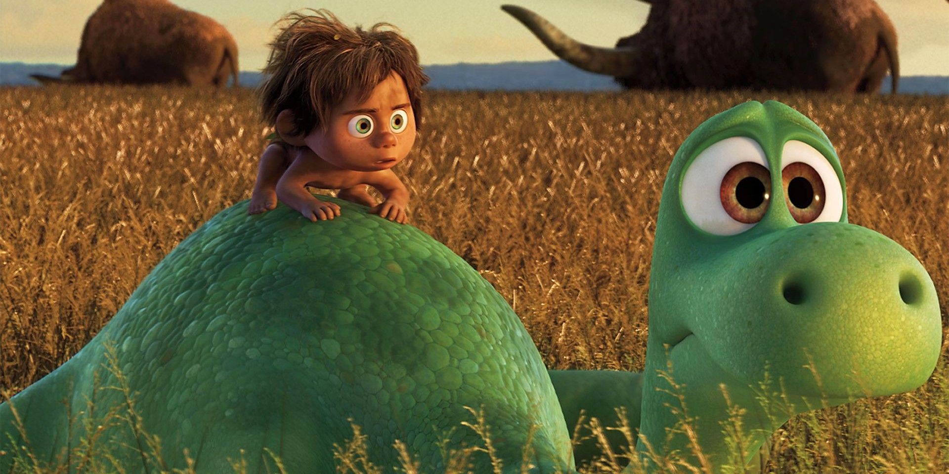 Arlo and Spot in The Good Dinosaur