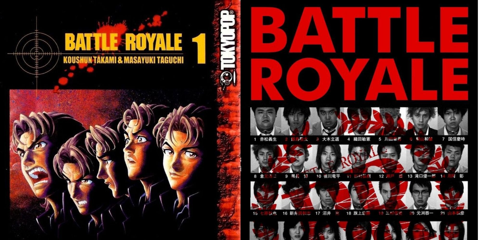Battle Royale manga and live-action
