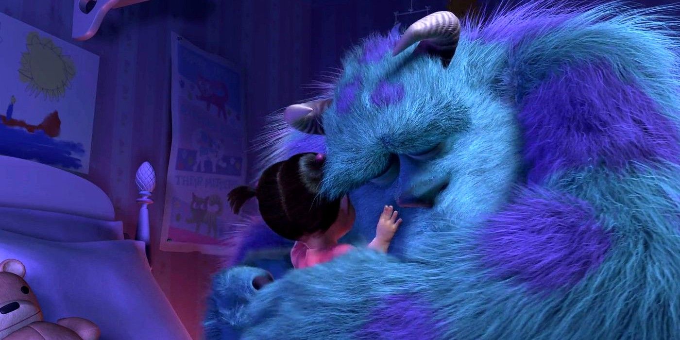 Boo and Sully in Monsters Inc