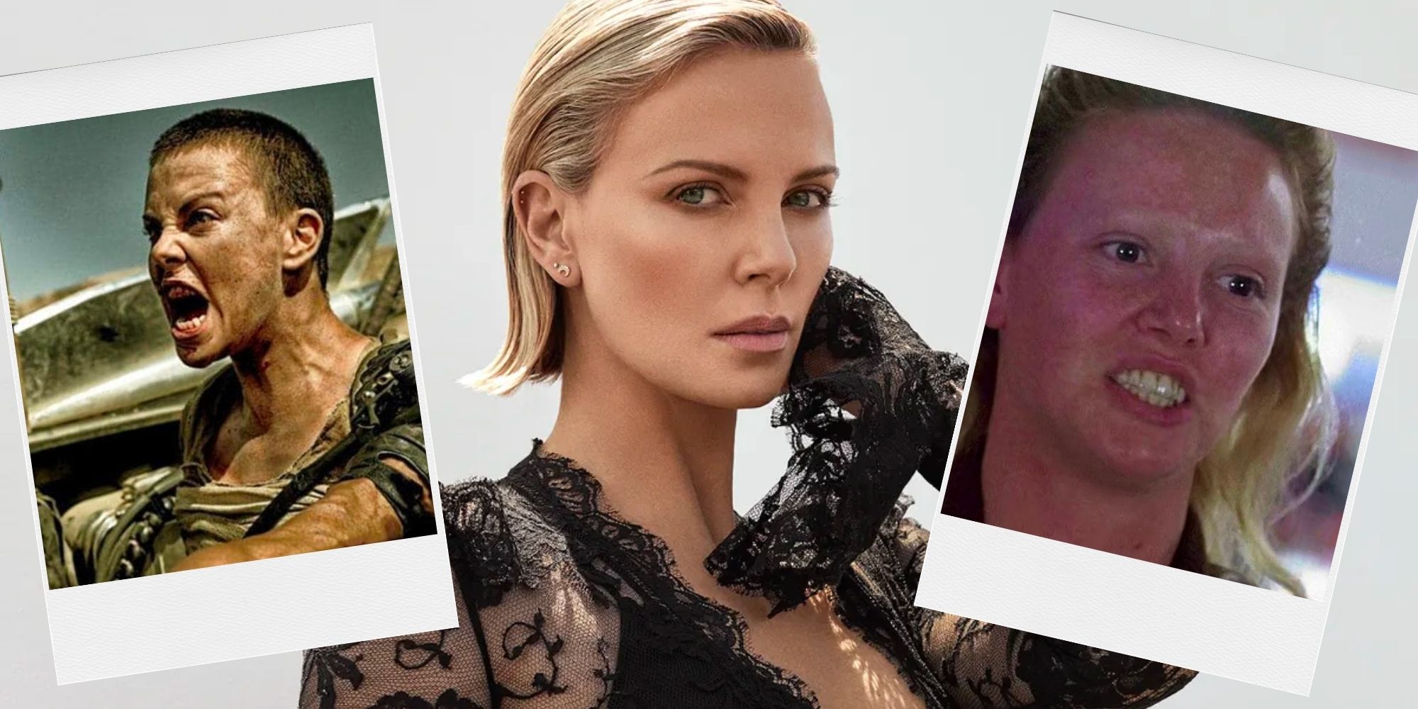 Charlize Theron in Mad Max Fury Road, Modelling, and in Monster as Ailene Wuornos 