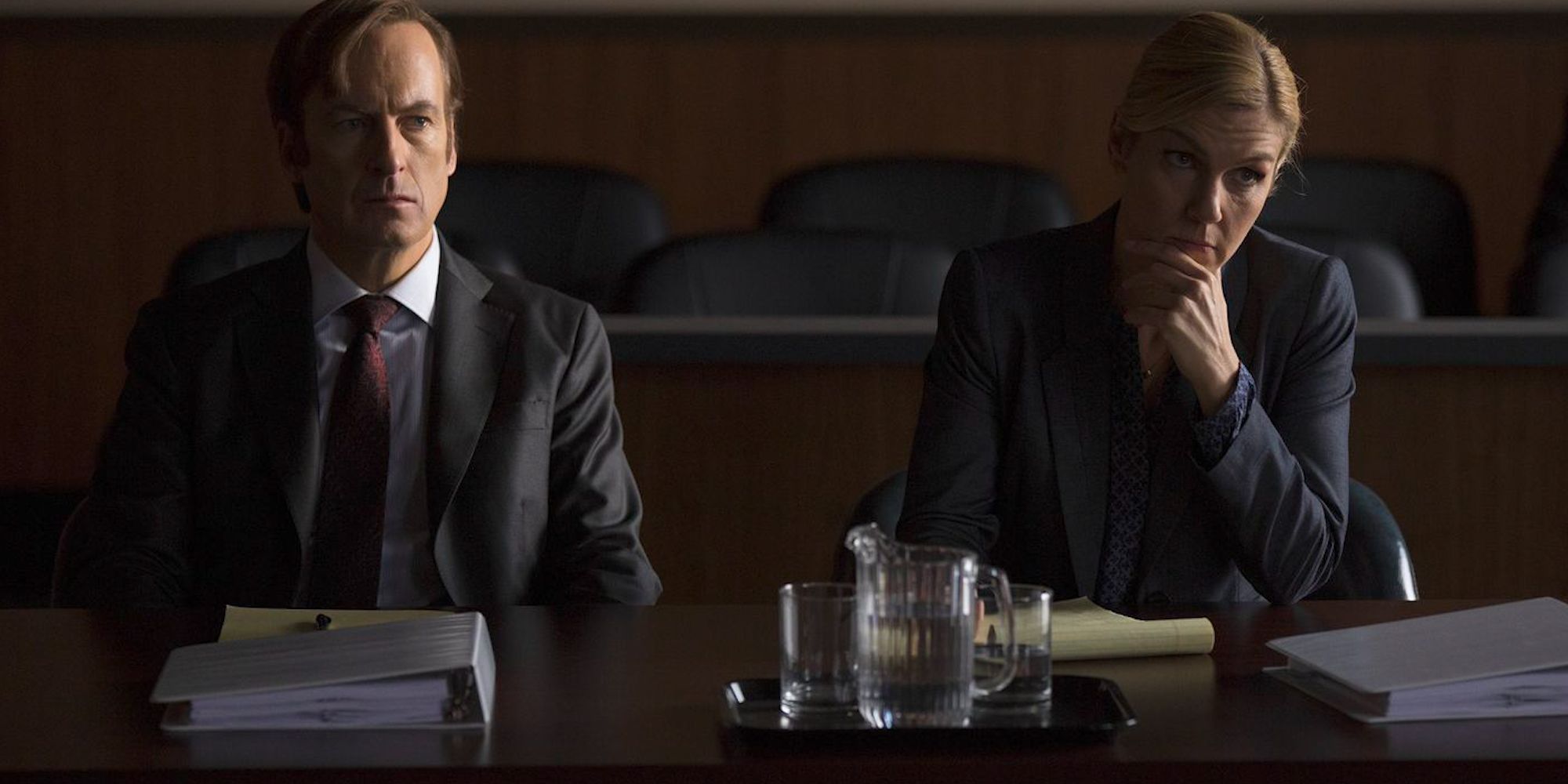 Saul Goodman and Kim Wexler as lawyers in Better Call Saul