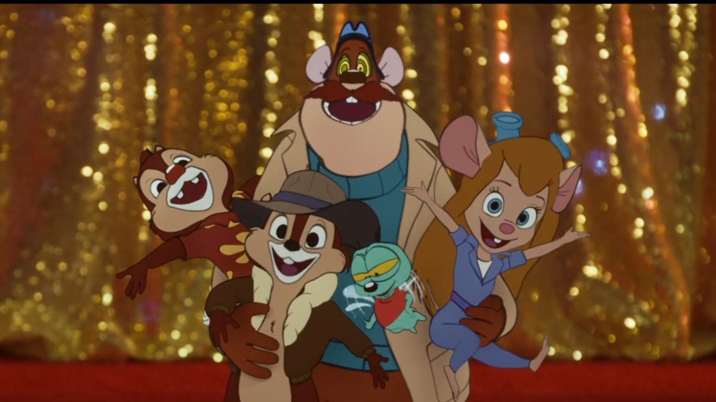 does gadget like chip or dale