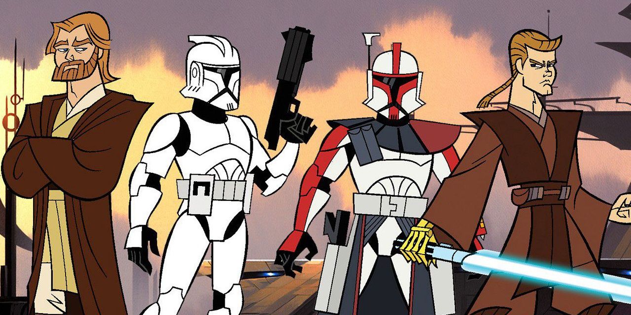 Roster of characters from 2003s Star Wars: Clone Wars
