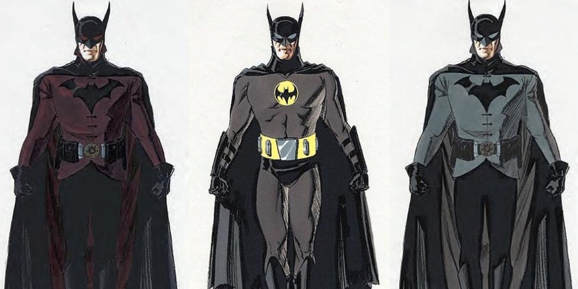 Concept art for Darren Aronofsky's Batman Year One