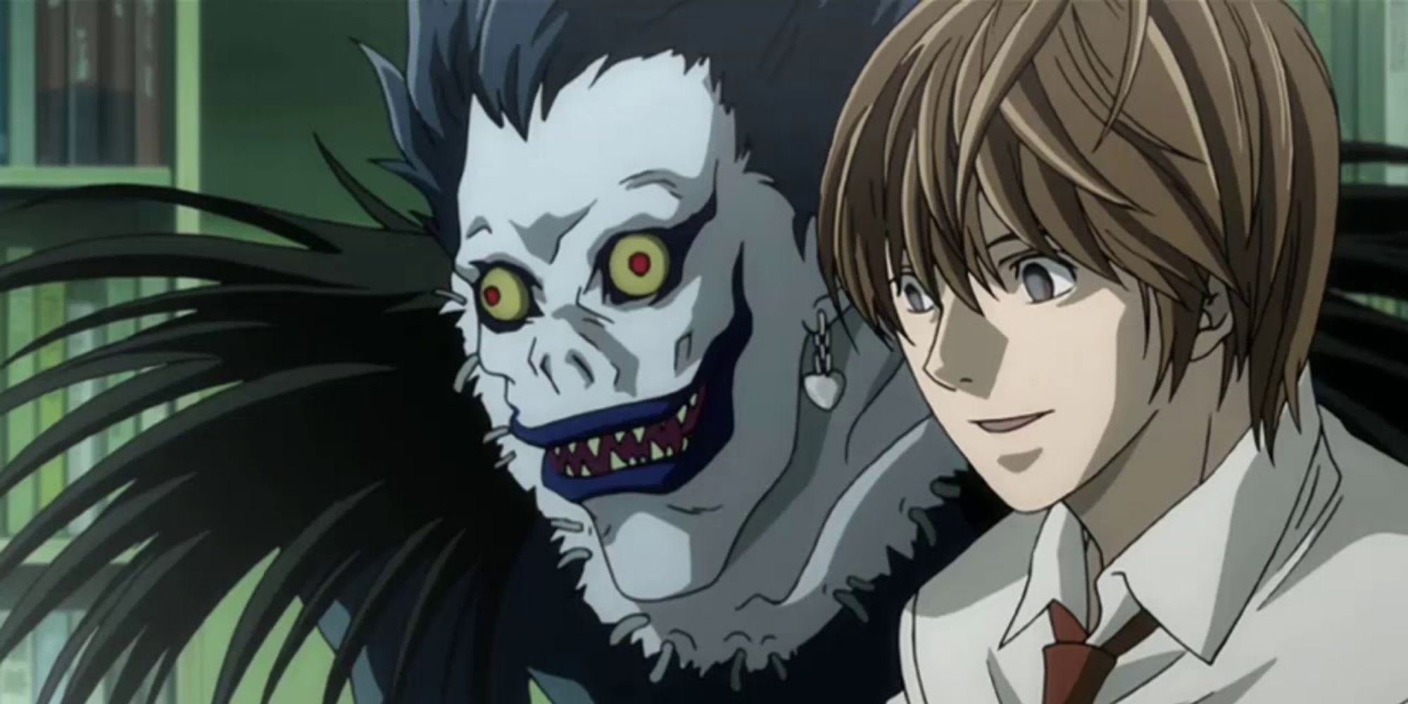 Ryu and Light Yagami in Death Note