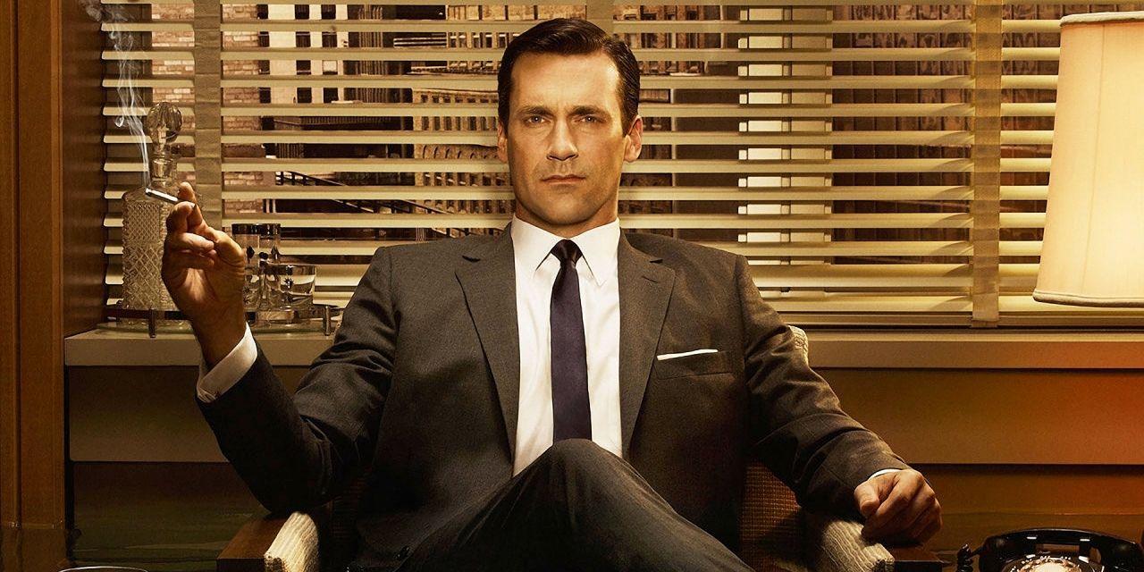 Jon Hamm dans le rôle de Don Draper dans Mad Men.