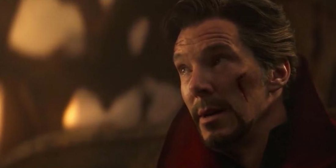 Benedict Cumberbatch as Dr Strange in Avengers: Infinity War