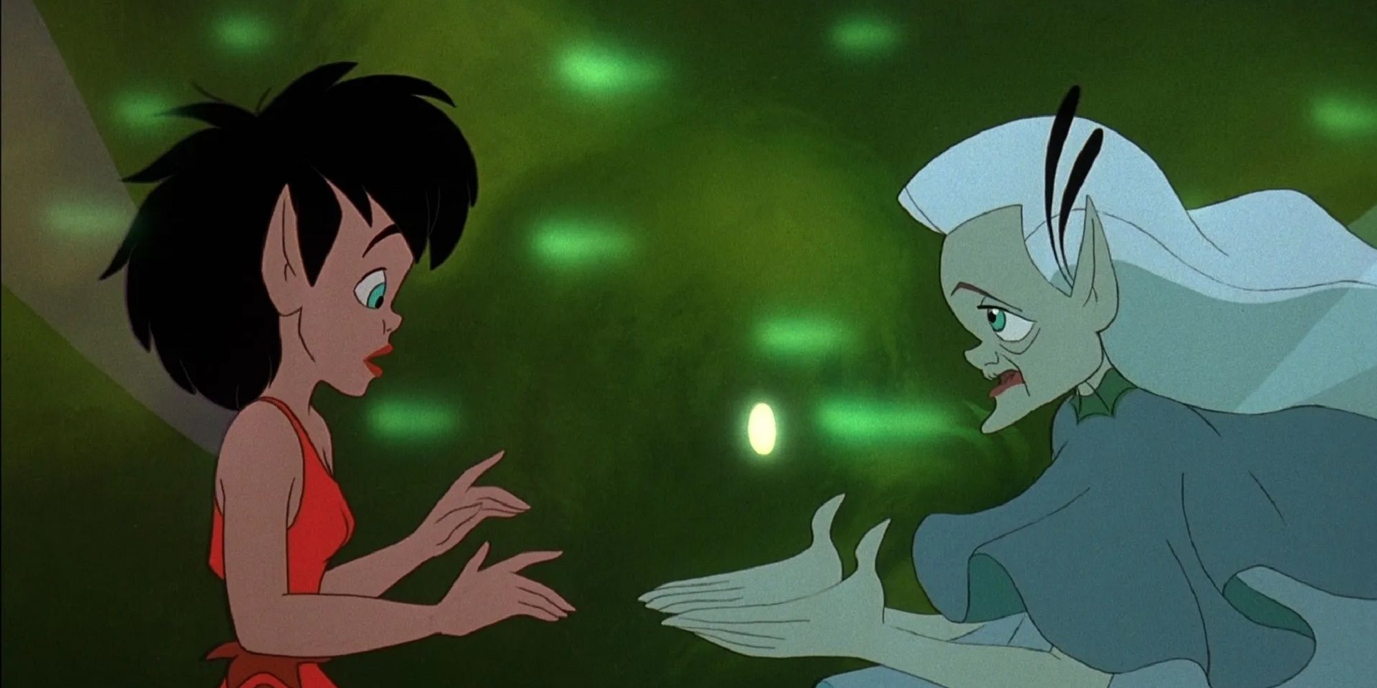 Crysta the fairy in FernGully.
