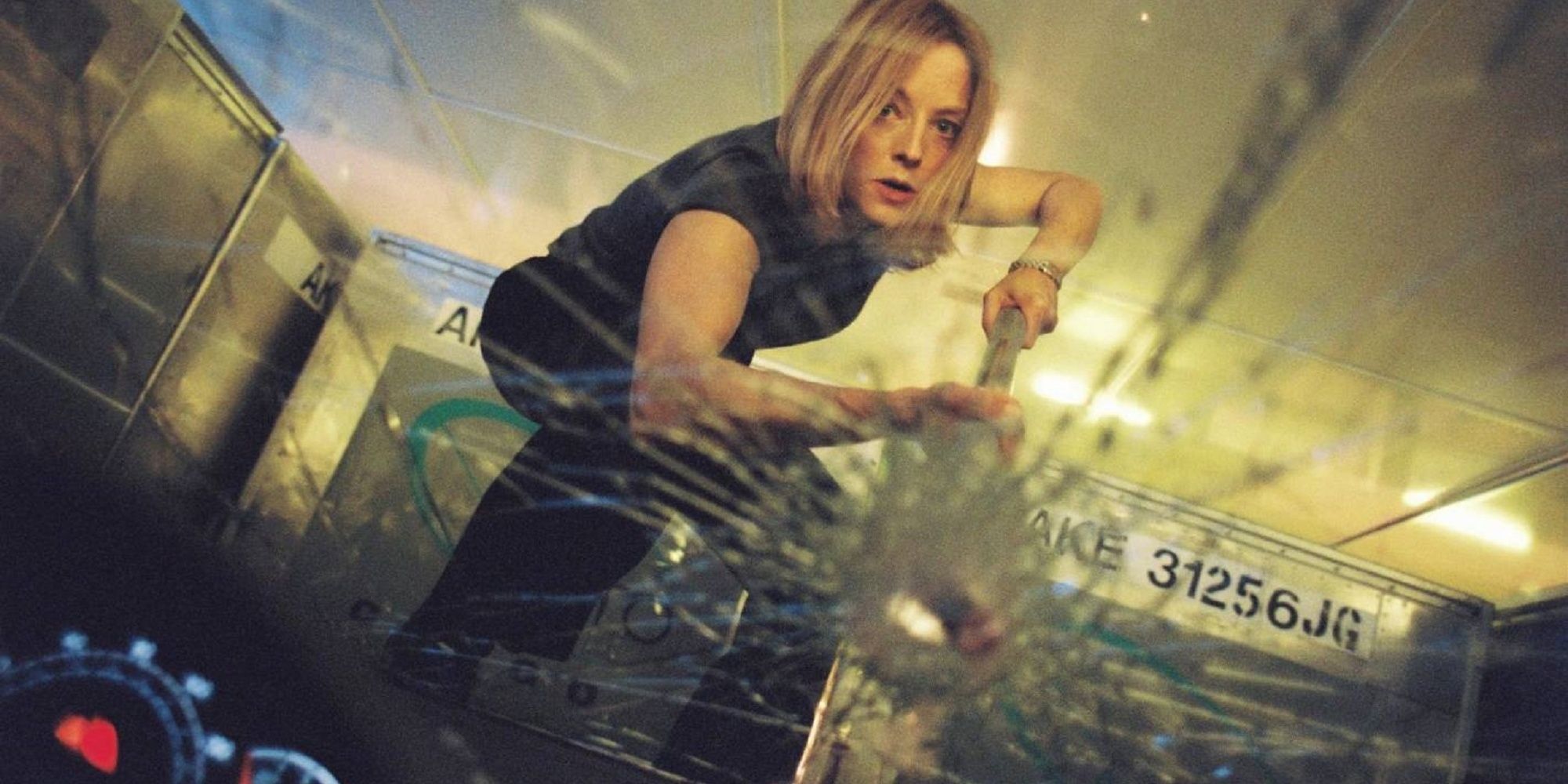 Jodie Foster trying to find her daughter in Flightplan.