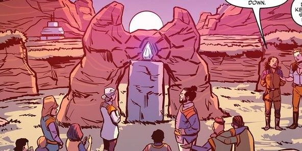 Geode in a panel from Marvel's High Republic Comic Series