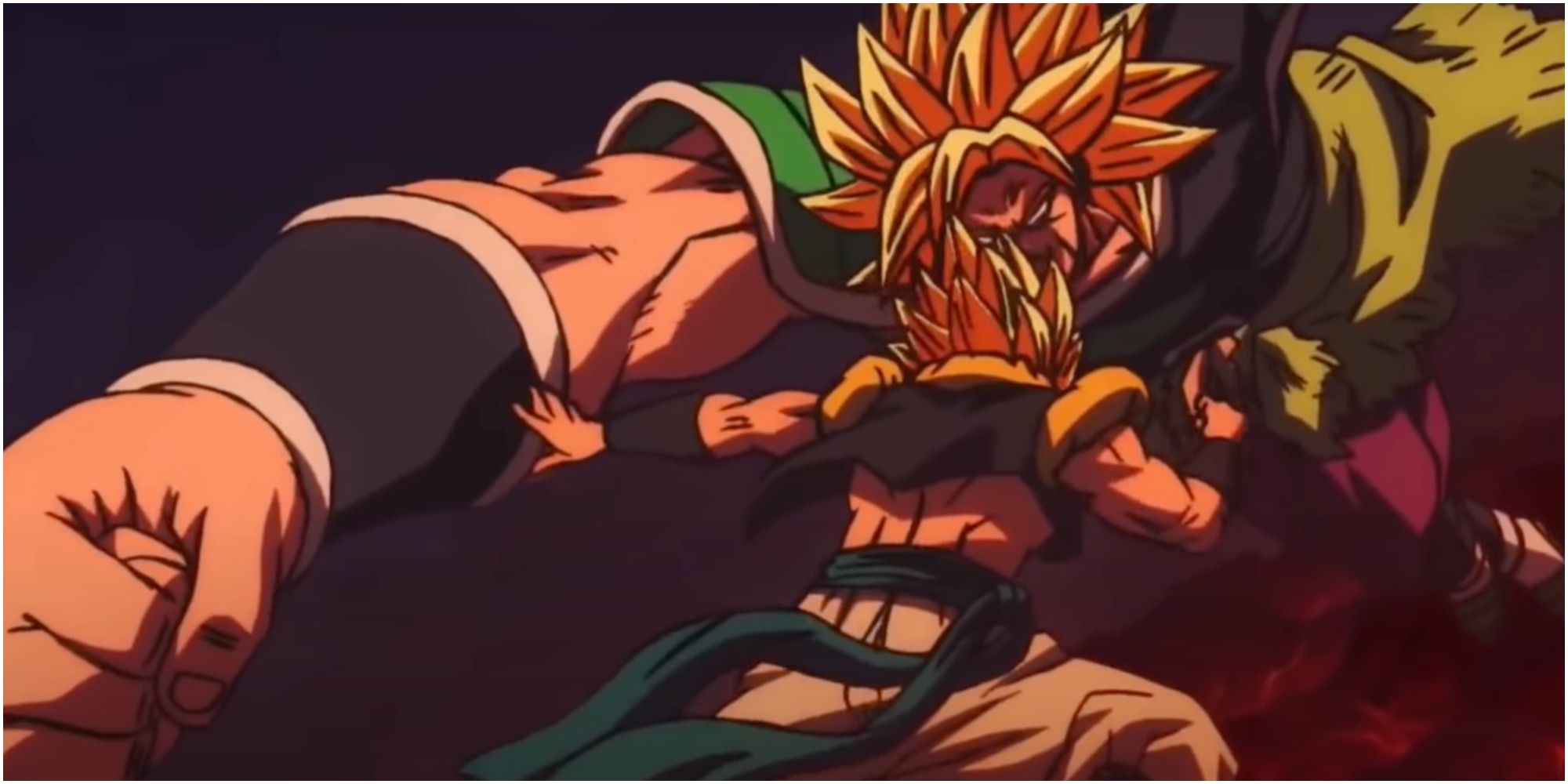 Goku and Vegeta fuse to be Gogeta vs Broly