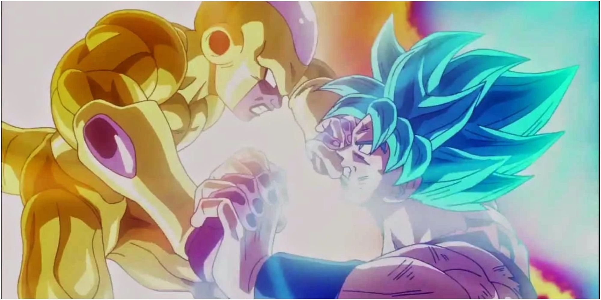 Golden Frieza vs Super Saiyan Blue Goku