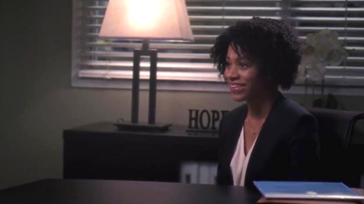 Dr. Maggie-Pierce's first episode.