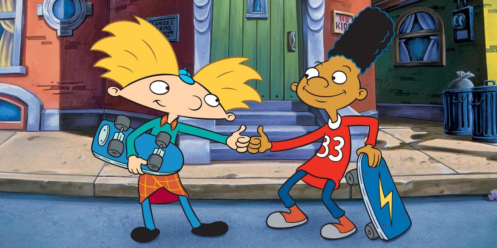 Hey Arnold - Arnold and Gerald do their handshake