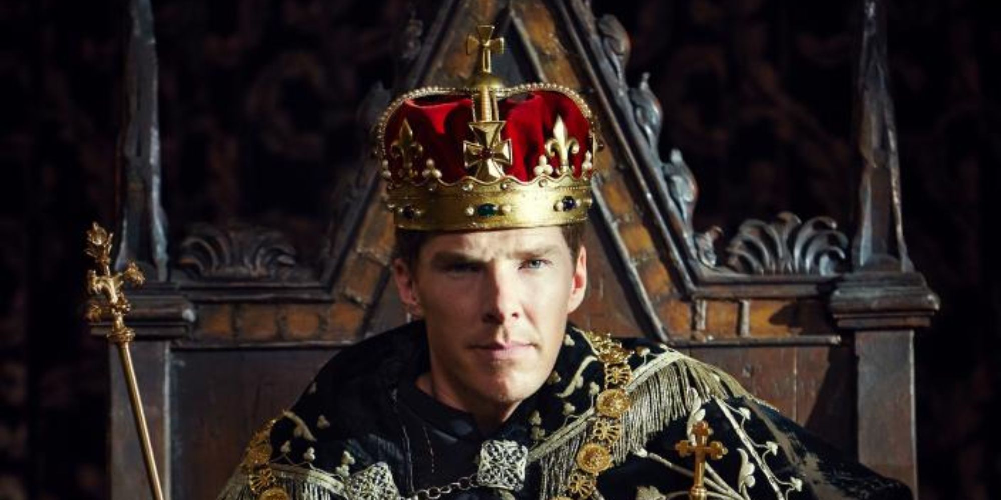 Hollow Crown Cumberbatch Richard III throne