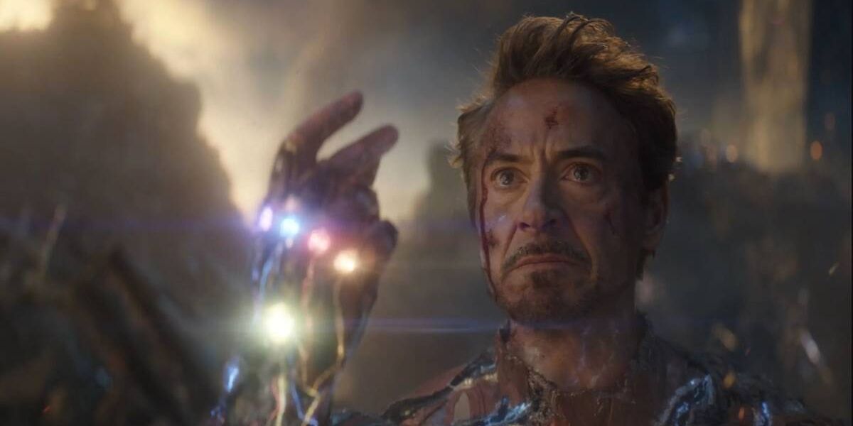 Robert Downey Jr. as Iron Man in Avengers: Endgame