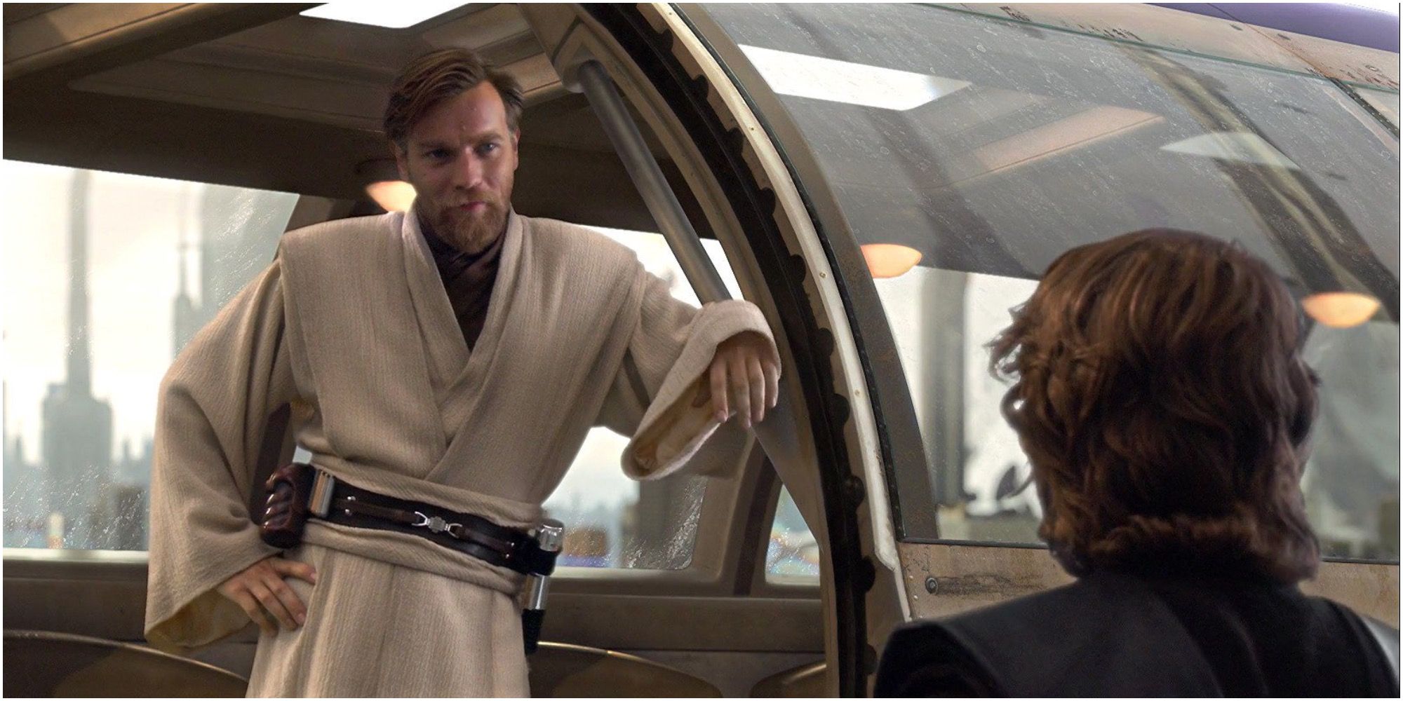 Obi-Wan gives Anakin the spotlight after defeating Count Dooku 
