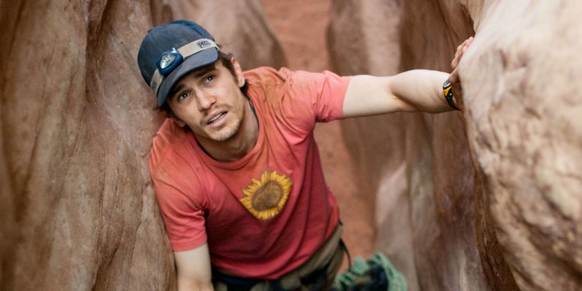 James Franco as Aron Ralston in 127 Hours