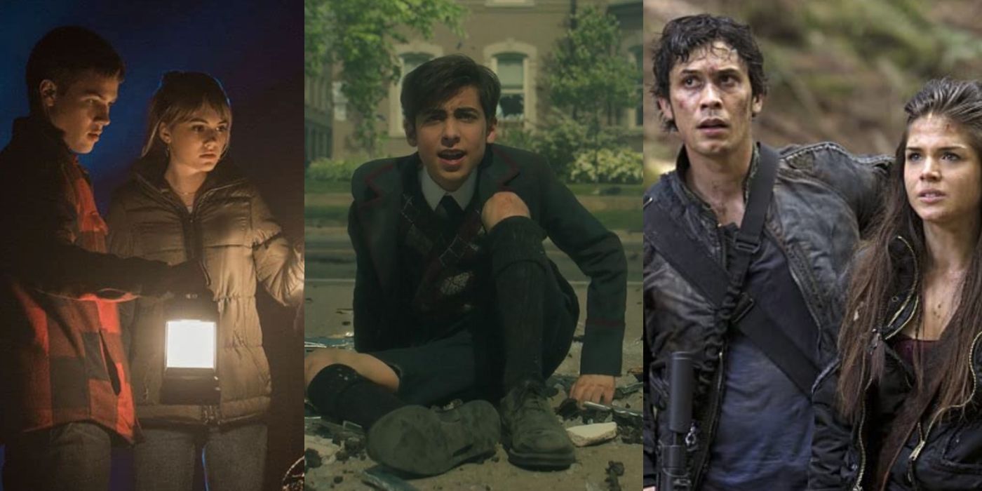 Connor Jessup and Emilia Jones in Locke & Key, Aidan Gallagher in 'The Umbrella Academy', Bob Morley and Marie Avgeropoulos in 'The 100'