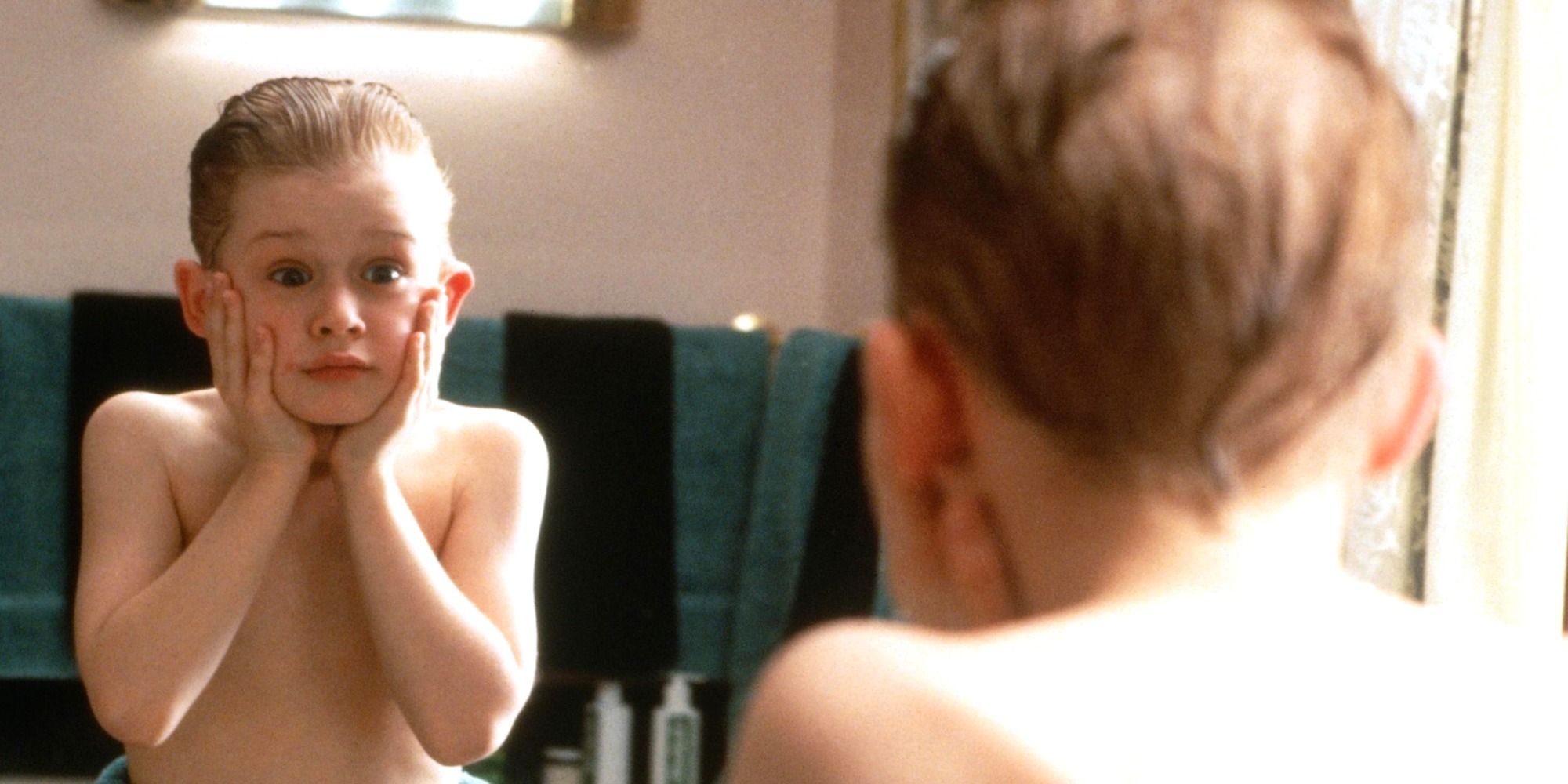 Macaulay Culkin as Kevin McCallister in Home Alone