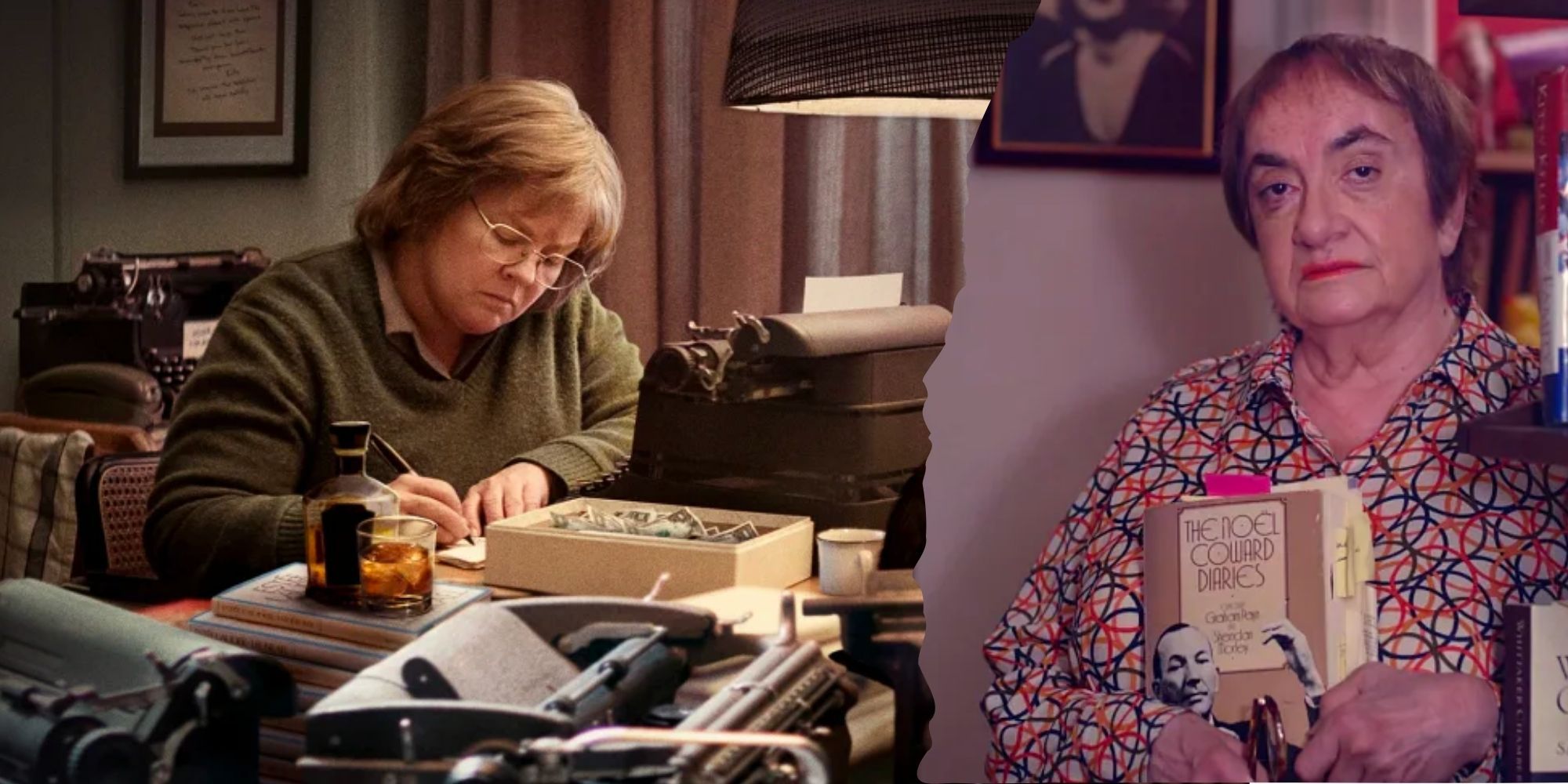 Melissa McCarthy portraying Lee Israel in Can You Ever Forgive Me_
