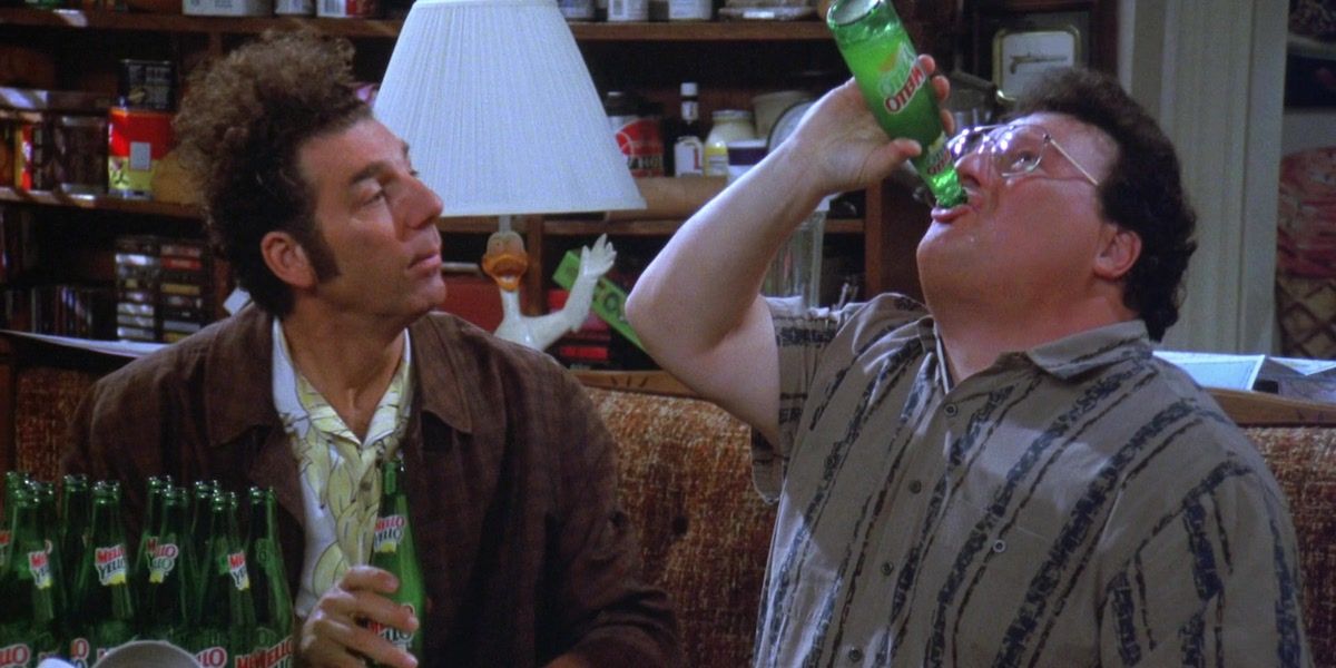 Mello-Yello-Soda-Enjoyed-by-Michael-Richards-as-Cosmo-Kramer-in-Seinfeld-Season-7-Episode-21-22-The-Bottle-Deposit