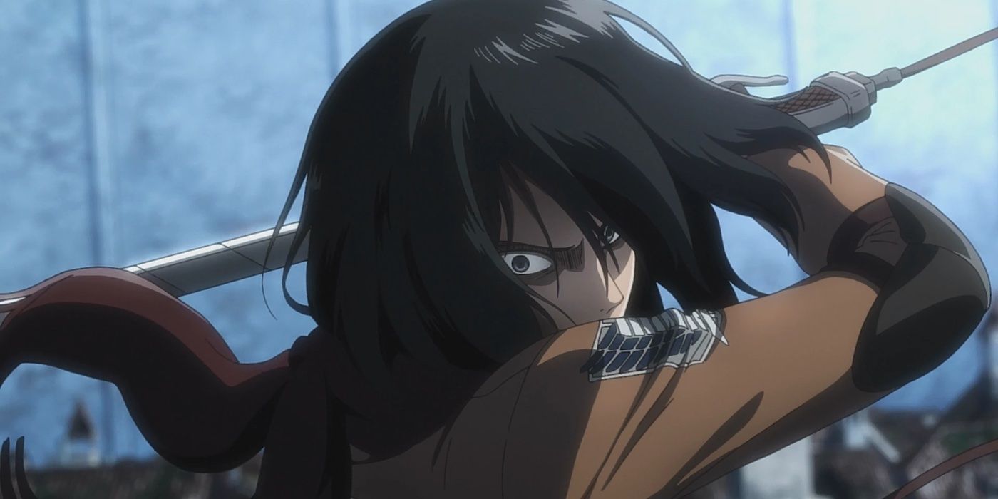 Mikasa's attack on giant copy