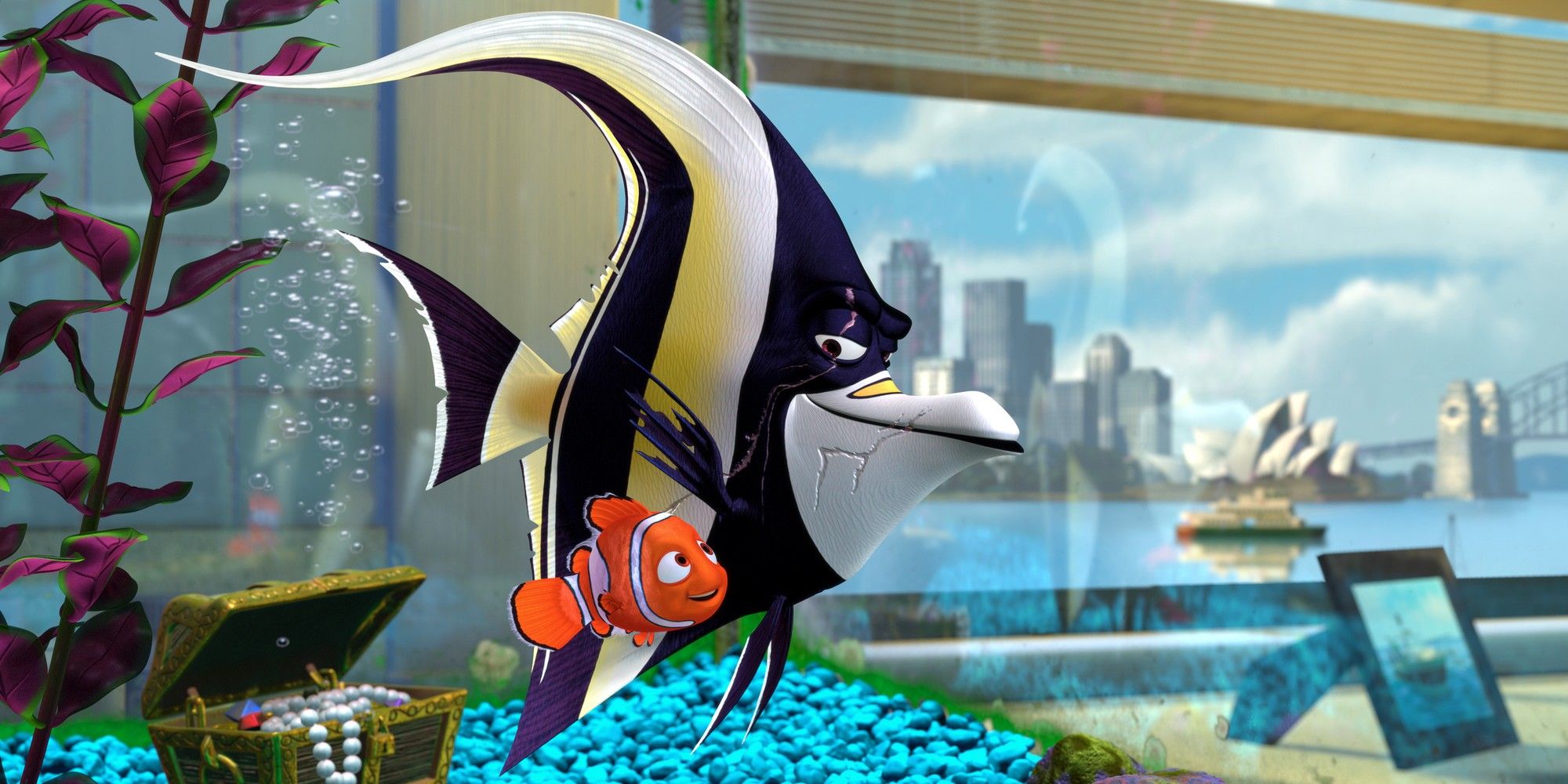 Nemo and Gil in Finding Nemo