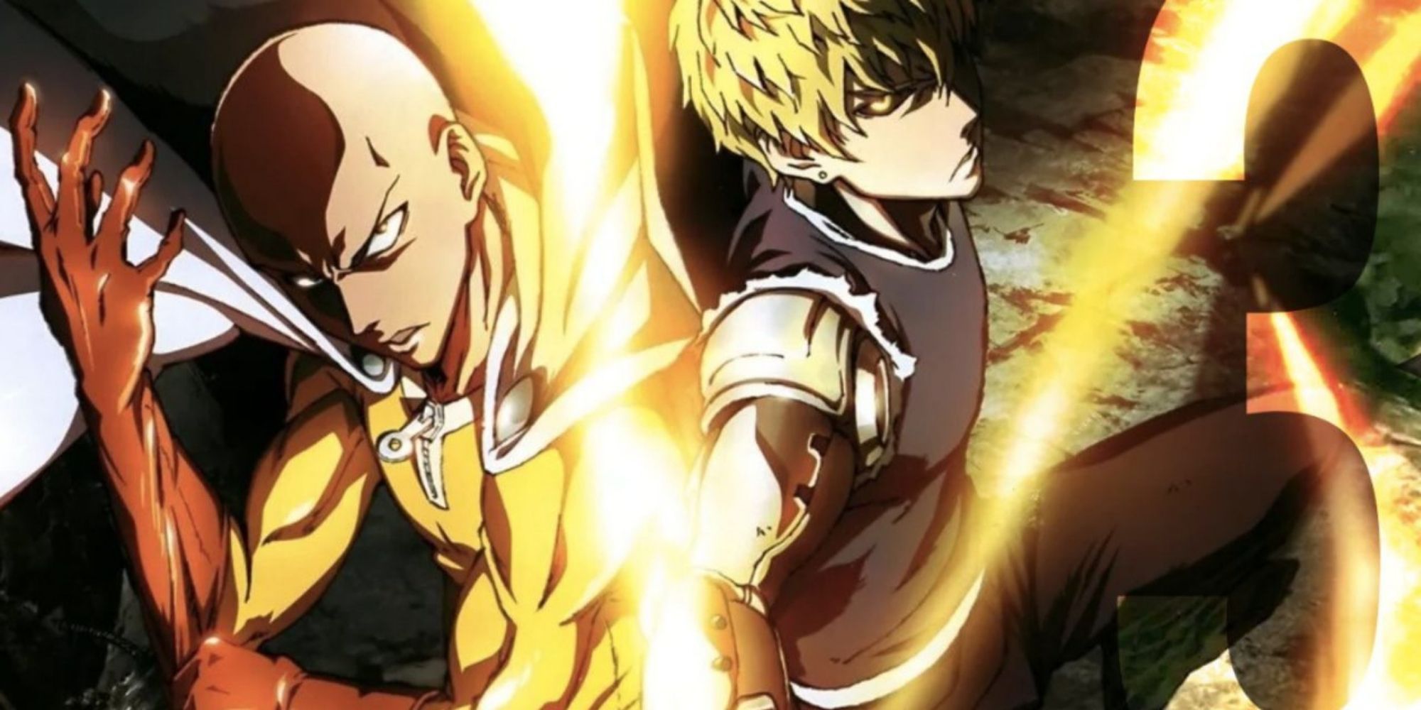 Saitama and Genos in One Punch Man