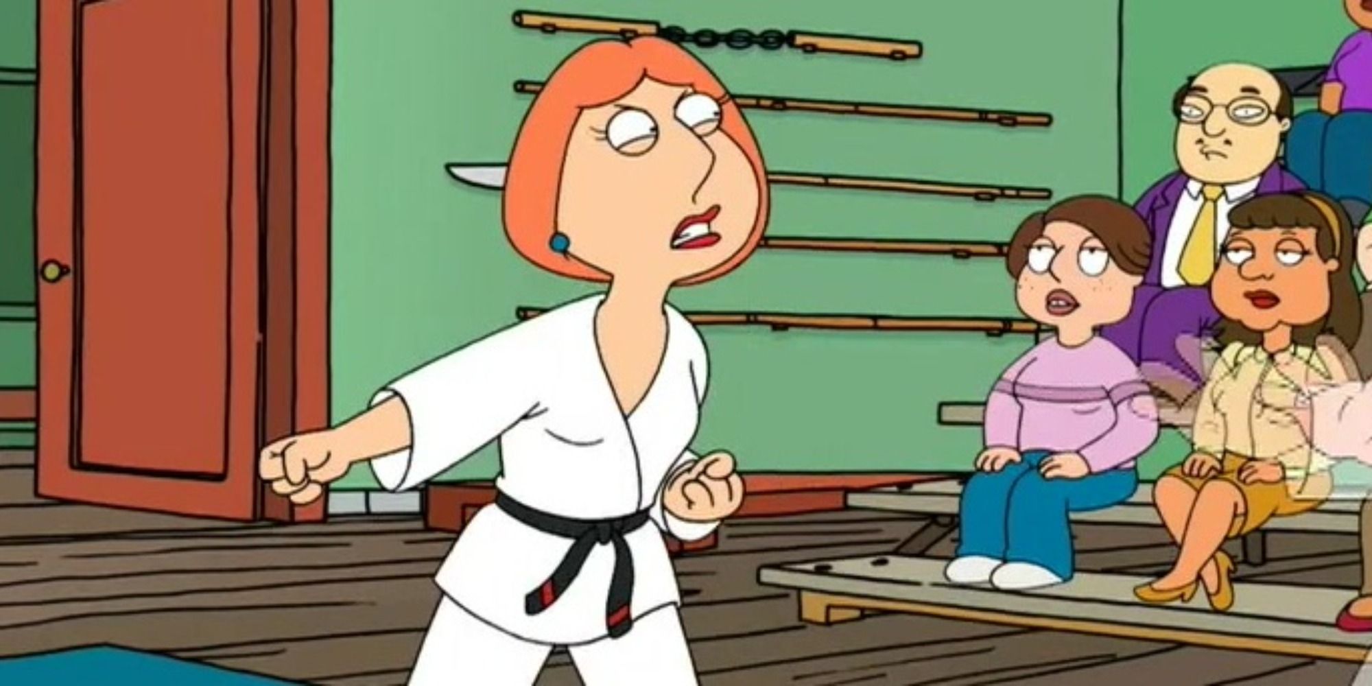 Lois as a blackbelt