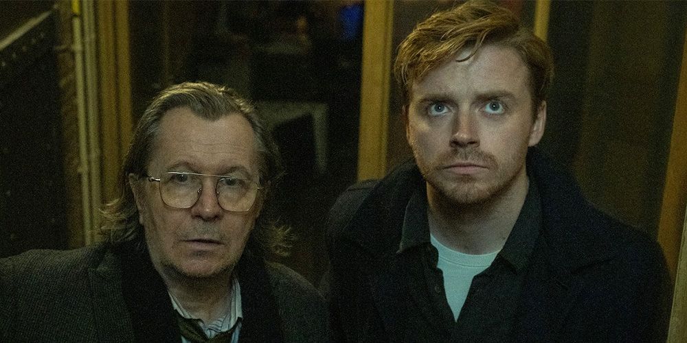 Gary Oldman's Jackson Lamb and Jack Lowden's River Cartwright in Slow Horses