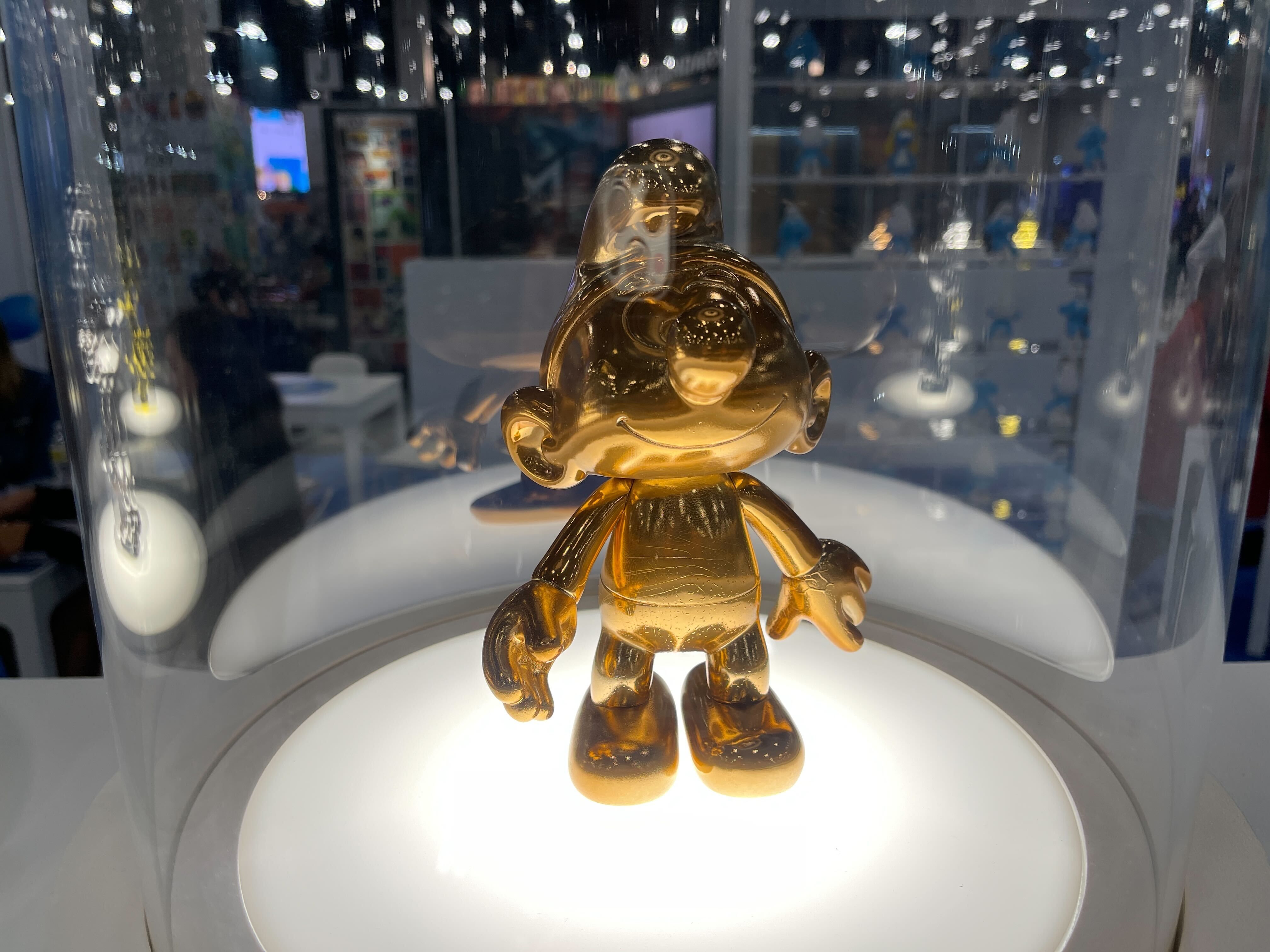 Smurf Gold Figurine Licensing Expo