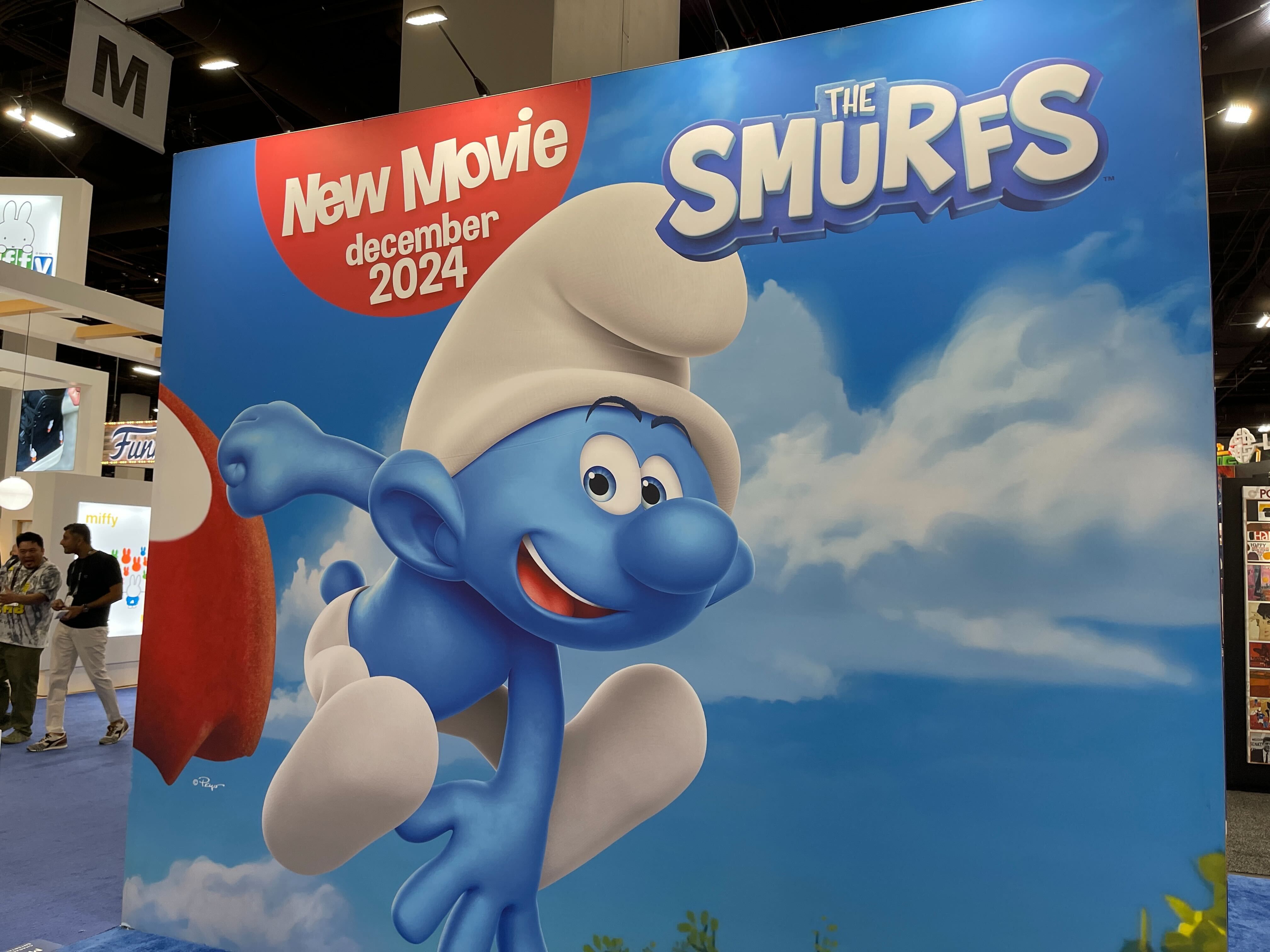 Smurfs Movie Poster Licensing Expo