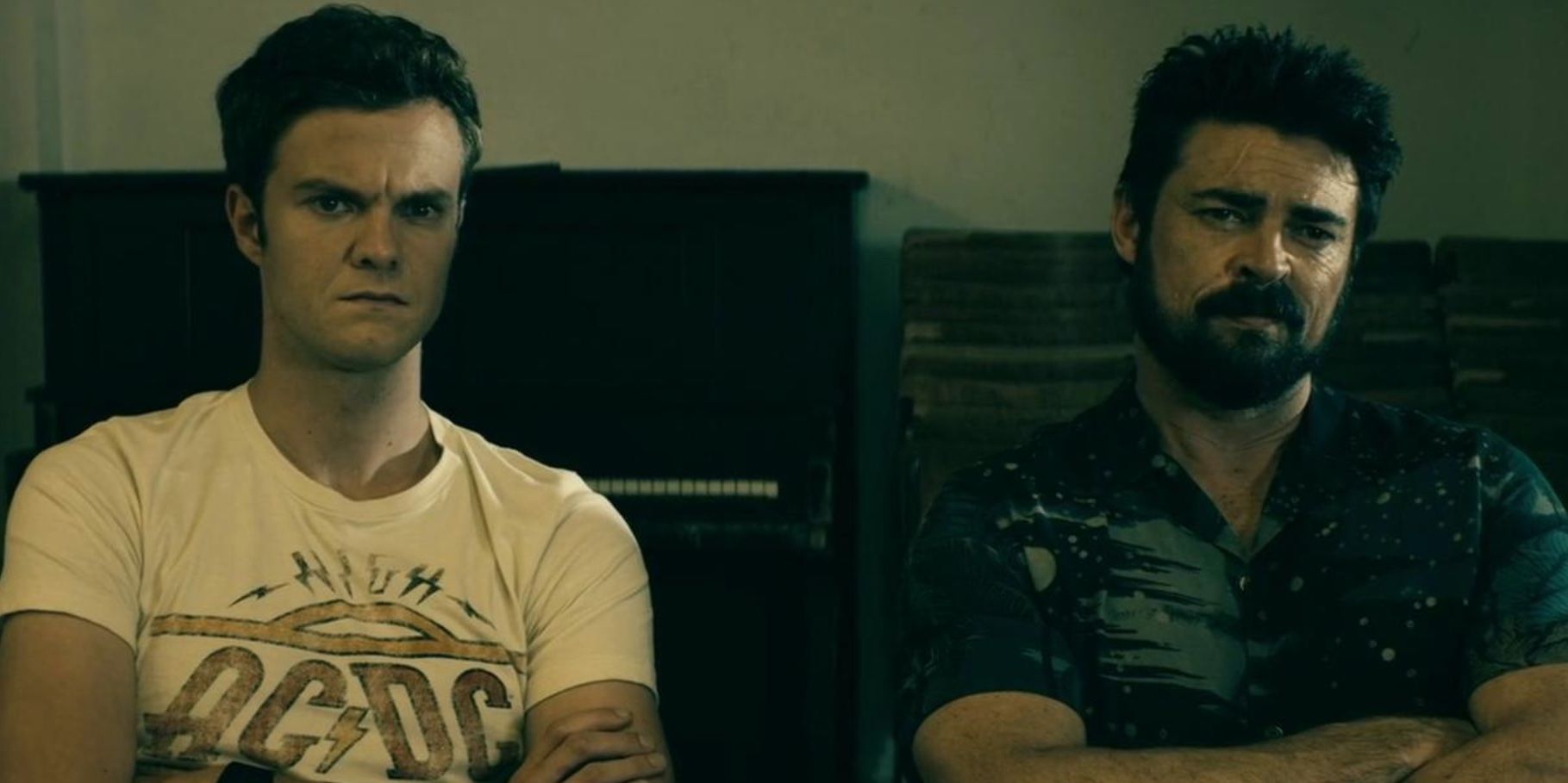 Karl Urban and Jack Quaid in 'The Boys'