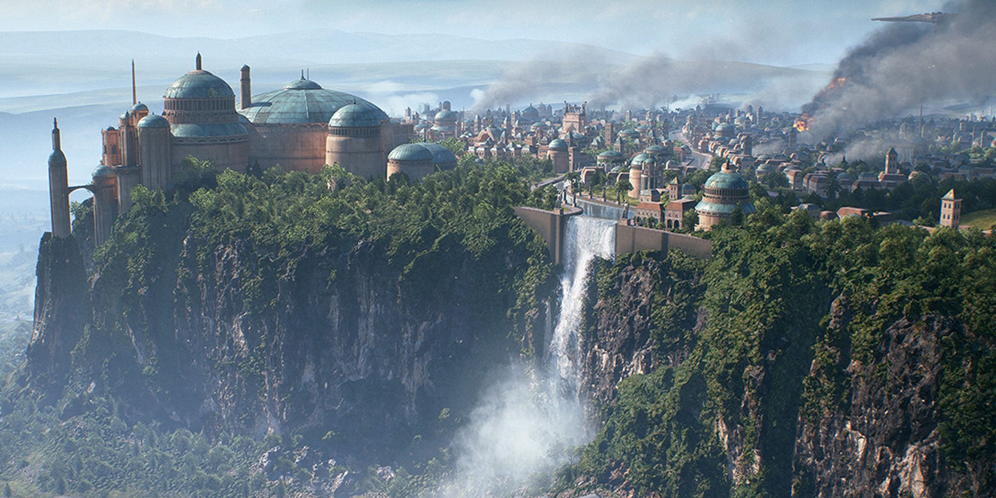 Theed, capital of Naboo from Star Wars Battlefront II
